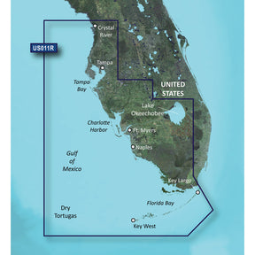 Garmin BlueChart g3 Vision HD  VUS011R  Southwest Florida  microSDSD