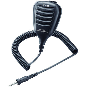 Icom HM165 Speaker Mic wAlligator Clip  Waterproof