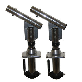 Lees Sidewinder BoltIn Outrigger Mounts LayDown Version  SilverPair