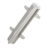 Lees Stainless Steel Heavy Duty Bulkhead Mount w Swivel Base  Extra Long 225 OD X 145 Tube