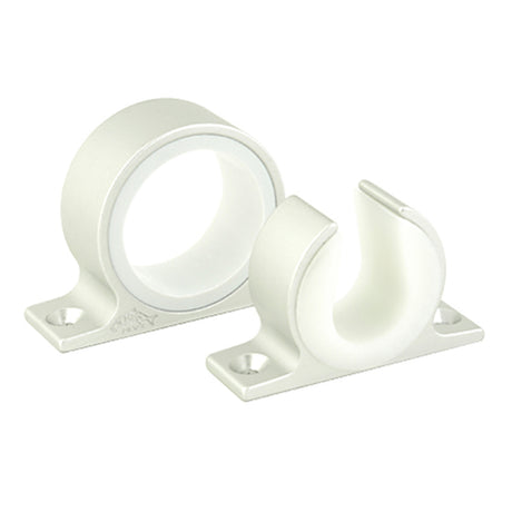 Lees Single Rod Rack Set  Satin Silver Finish