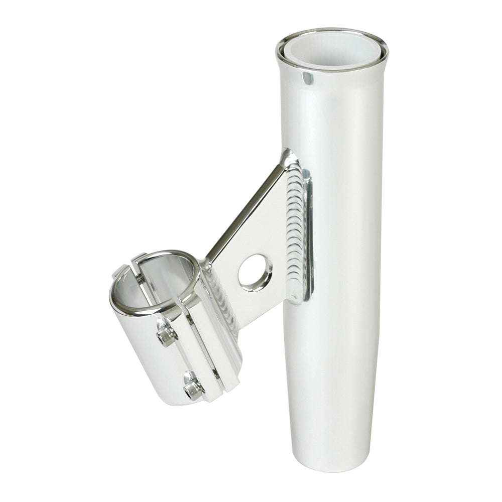 Lees ClampOn Rod Holder  Silver Aluminum  Vertical Mount  Fits 1900 OD Pipe