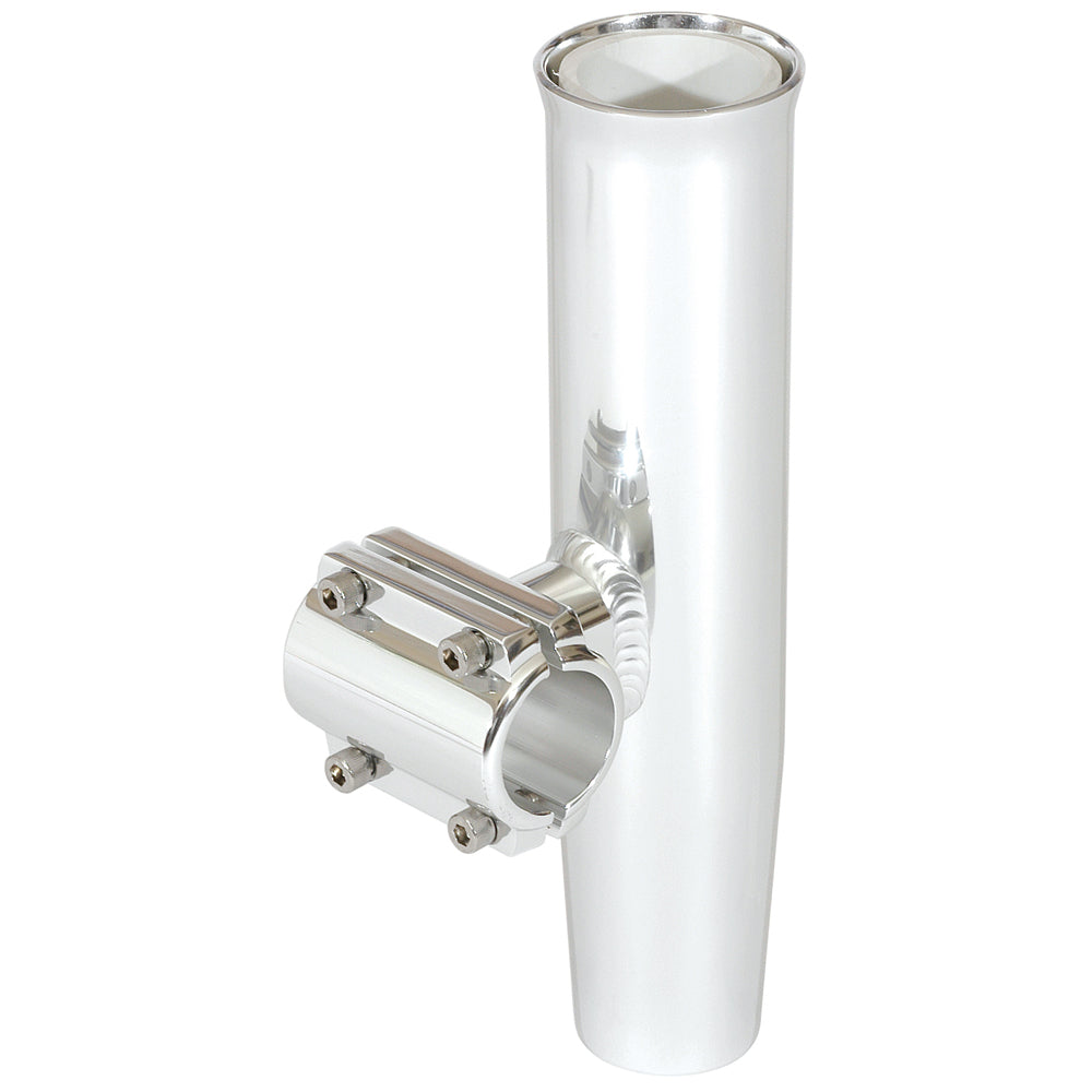 Lees ClampOn Rod Holder  Silver Aluminum  Horizontal Mount  Fits 1050 OD Pipe