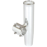 Lees ClampOn Rod Holder  Silver Aluminum  Horizontal Mount  Fits 1315 OD Pipe
