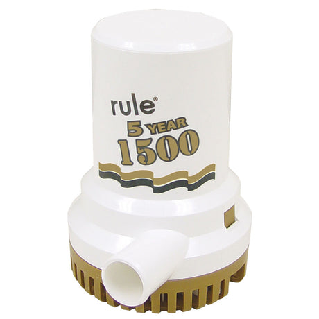 Rule 1500 GPH Gold Series Bilge Pump