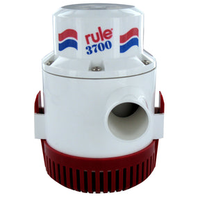 Rule 3700 GPH Bilge Pump Non Automatic 12V
