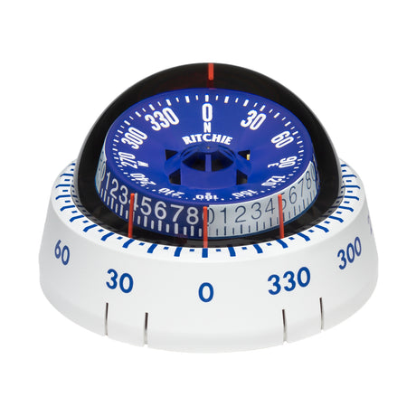 Ritchie XP98W XPort Tactician Compass  Surface Mount  White