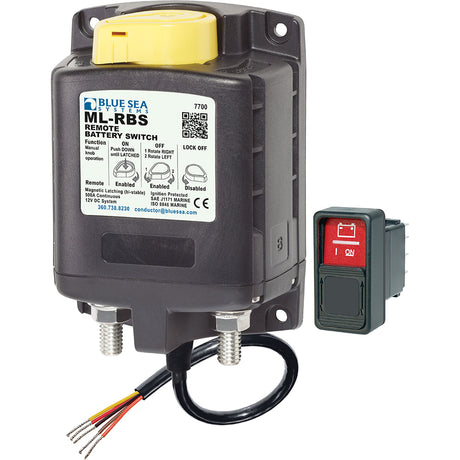 Blue Sea  7700 MLSeries Remote Battery Switch wManual Control 12VDC