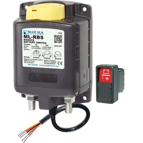 Blue Sea 7702 MLSeries Remote Battery Switch wManual Control 24V DC