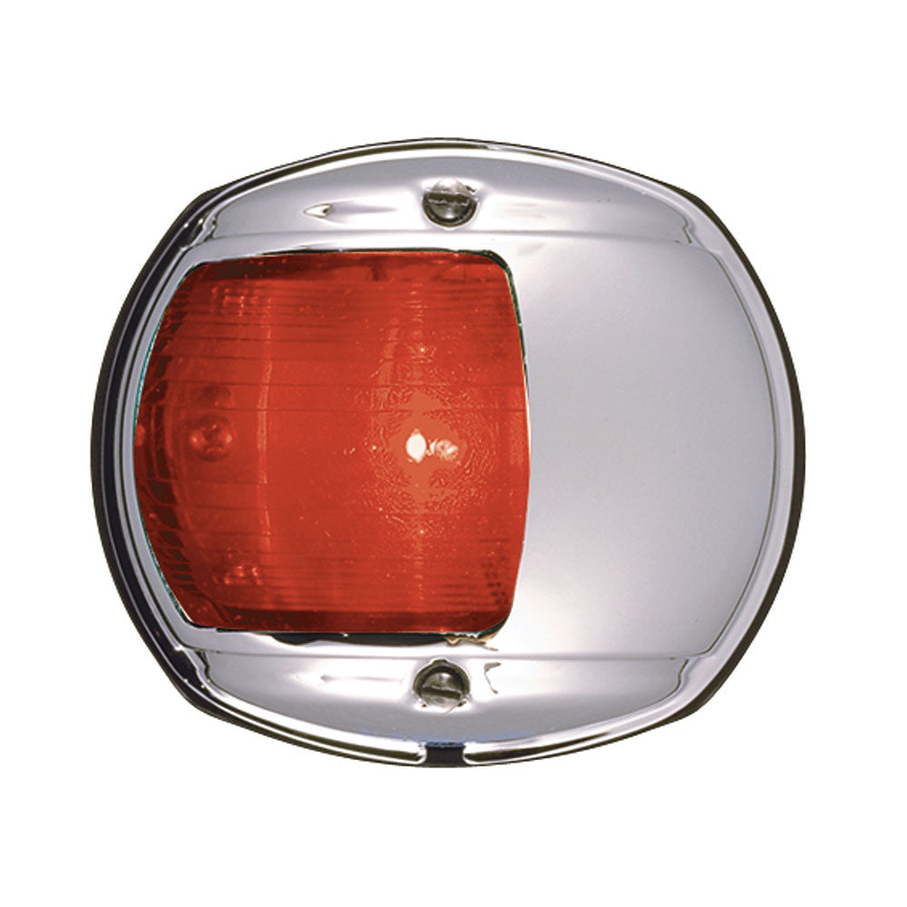 Perko LED Side Light  Red  12V  Chrome Plated Housing