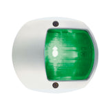 Perko LED Side Light  Green  12V  White Plastic Housing