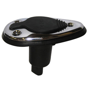 Perko Threaded Collar Pole Light Mounting Base  2 Pin  Chrome Plated