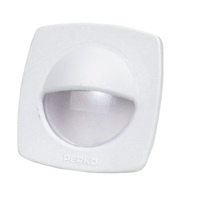 Perko LED Utility Light wSnapOn Front Cover  White