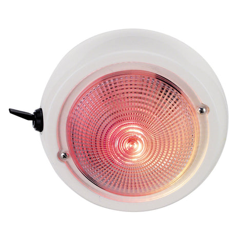 Perko Dome Light wRed  White Bulbs