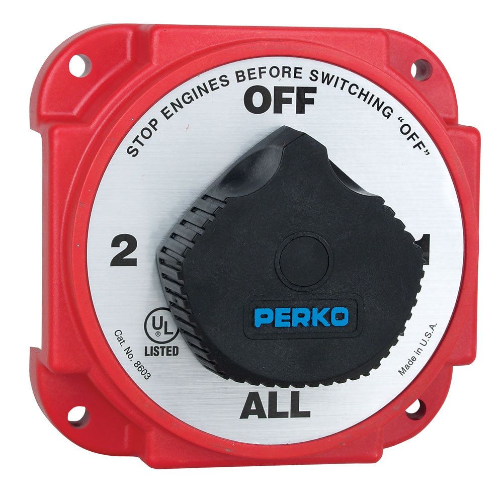 Perko Heavy Duty Battery Selector Switch wAlternator Field Disconnect
