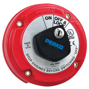 Perko Medium Duty Main Battery Disconnect Switch wKey Lock