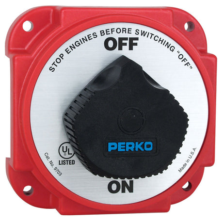 Perko 9703DP Heavy Duty Battery Disconnect Switch w Alternator Field Disconnect