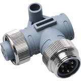 Maretron Mini 90 Deg Male to Female Connector