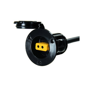 Cannon Flush Mount Power Port  Black