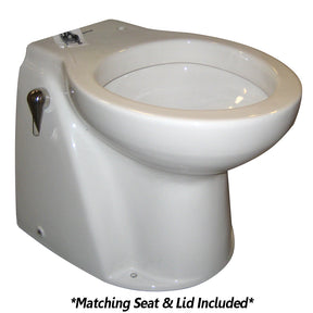 Raritan Atlantes Freedom wVortexVac  Household Style  White  Freshwater Solenoid  Smart Toilet Control  12v