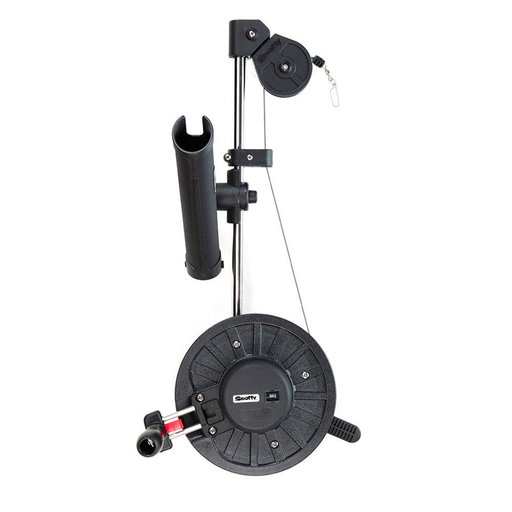 Scotty 1060 Depthking Manual Downrigger wRod Holder