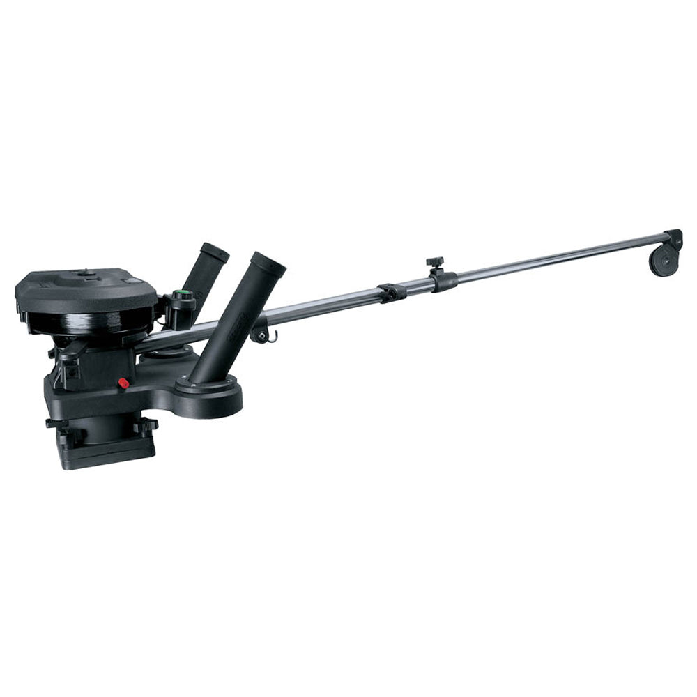 Scotty 1116 Propack 60 Telescoping Electric Downrigger w Dual Rod Holders and Swivel Base