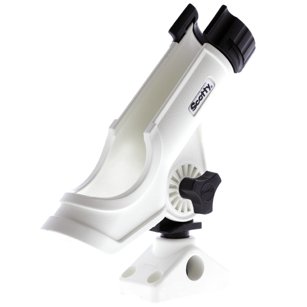 Scotty Powerlock Rod Holder White w241 SideDeck Mount