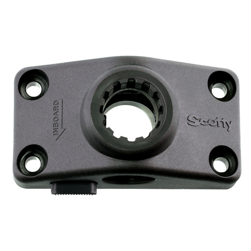 Scotty 241 Locking Combination Side or Deck Mount  Black