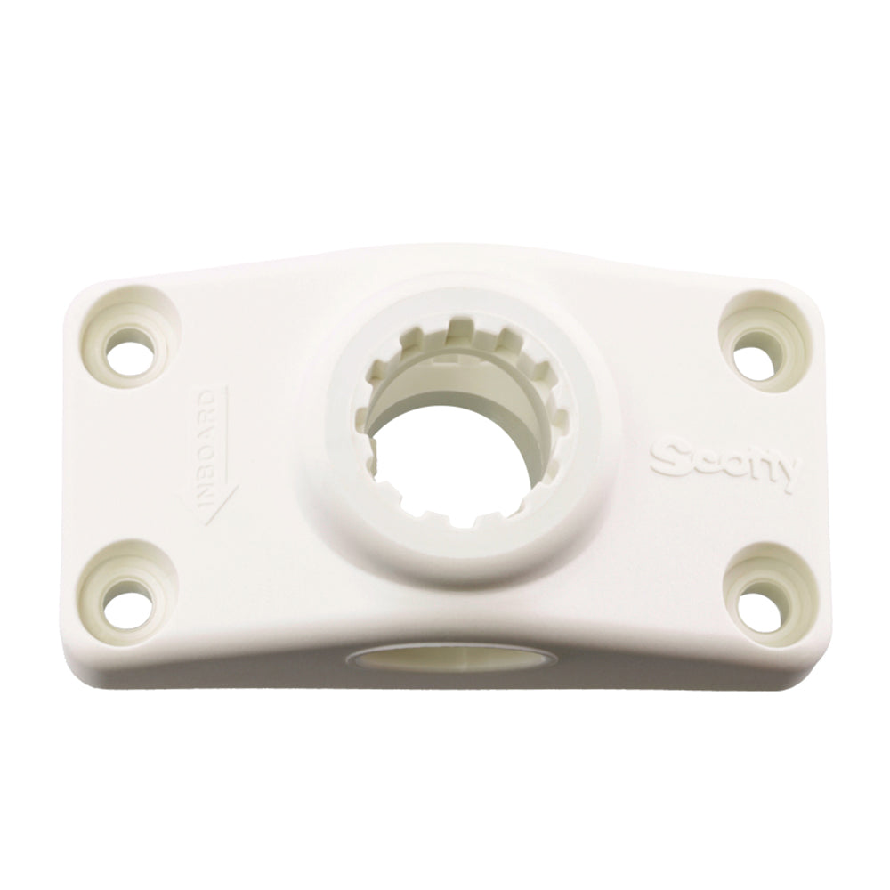 Scotty Combination Side  Deck Mount  White