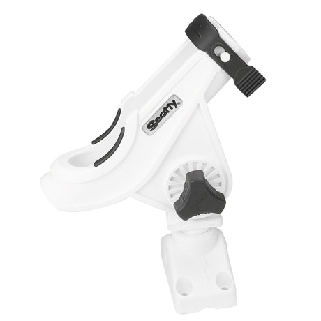Scotty 280 Bait CasterSpinning Rod Holder w241 DeckSide Mount  White