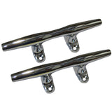 Perko 4 Open Base Cleat  Chrome Plated Zinc  Pair