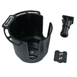 Scotty 311 Drink Holder wBulkheadGunnel Mount  Rod Holder Post Mount  Black