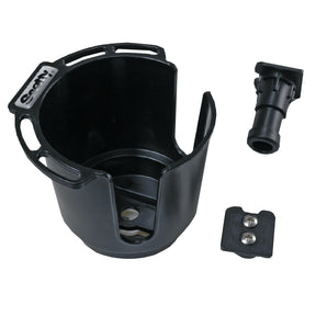 Scotty 311 Drink Holder wBulkheadGunnel Mount  Rod Holder Post Mount  Black