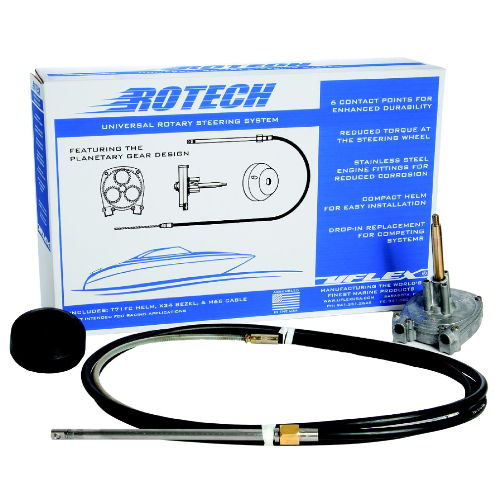 UFlex Rotech 14 Rotary Steering Package  Cable Bezel Helm