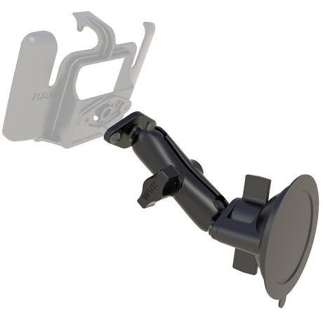 RAM Mount Base Suction Mount Twist Lock  Requires RAM Cradle