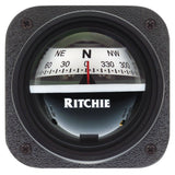 Ritchie V527 Kayak Compass  Bulkhead Mount  White Dial
