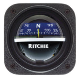 Ritchie V537B Explorer Compass  Bulkhead Mount  Blue Dial