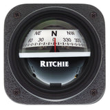 Ritchie V537W Explorer Compass  Bulkhead Mount  White Dial