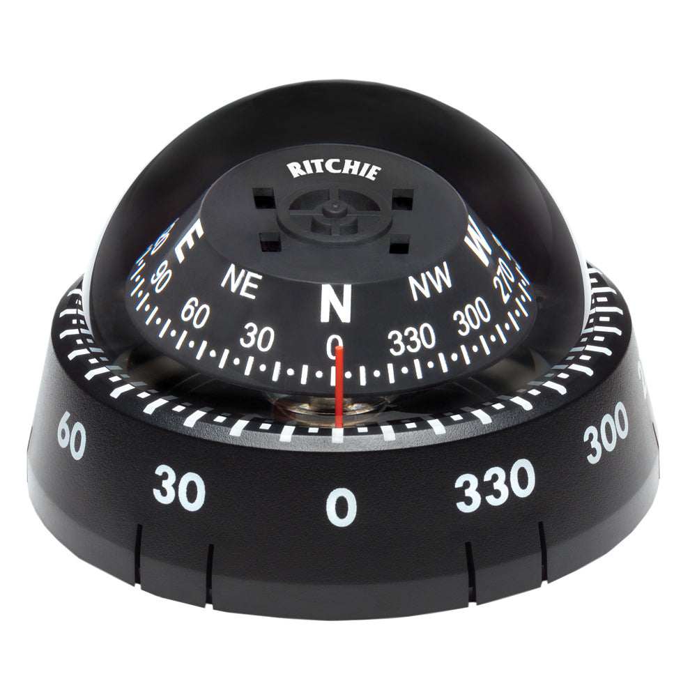 Ritchie XP99 Kayaker Compass  Surface Mount  Black
