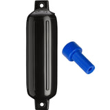 Polyform G3 Twin Eye Fender 55 x 19  Black wAir Adapter