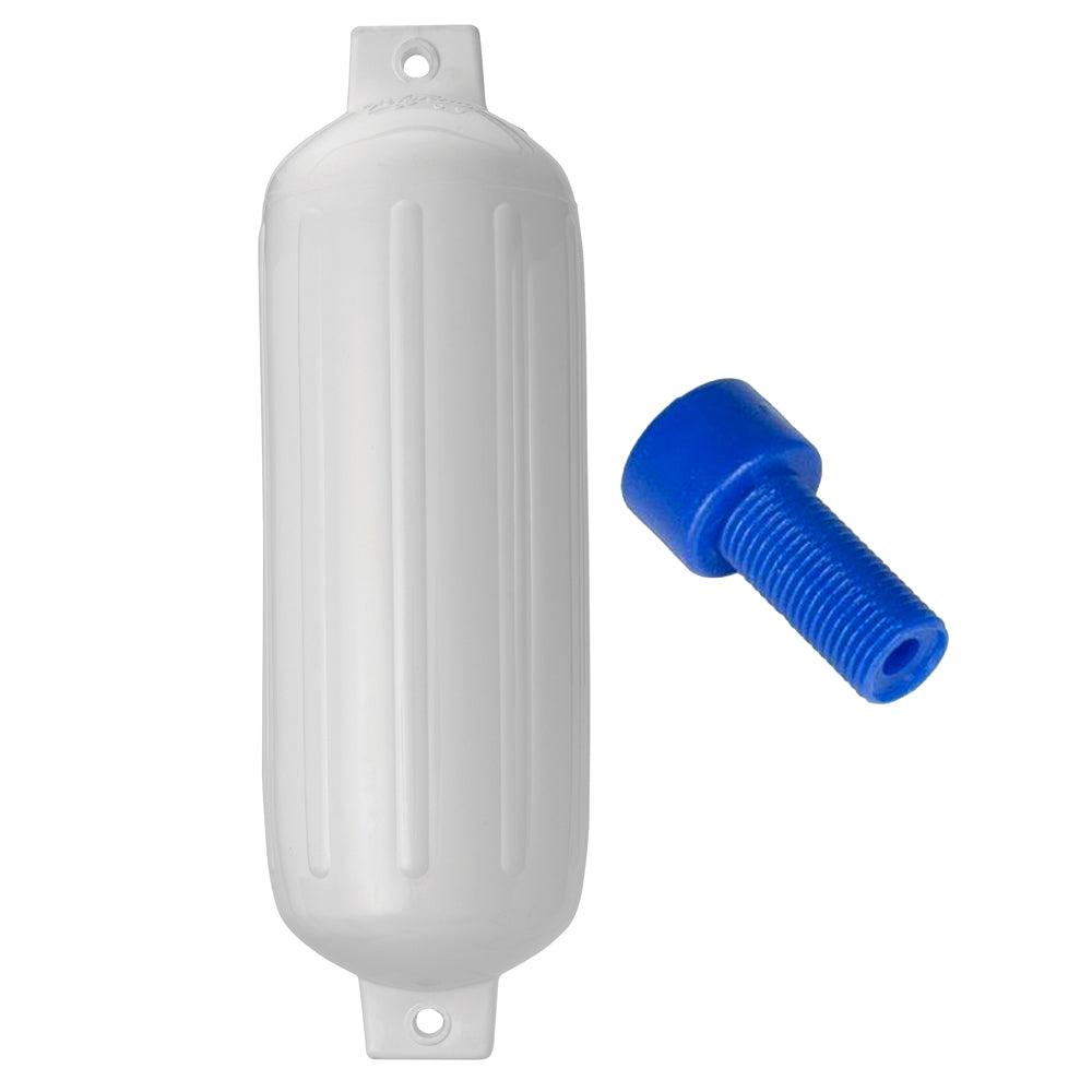 Polyform G5 Twin Eye Fender 88 x 268  White wAdapter