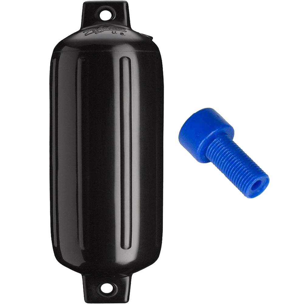 Polyform G6 Twin Eye Fender 11 x 30  Black wAdapter