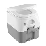 Dometic 975 Portable Toilet wMounting Brackets  5 Gallon  Grey 301097506