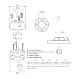 Scanstrut DS16P Vertical Cable Seal