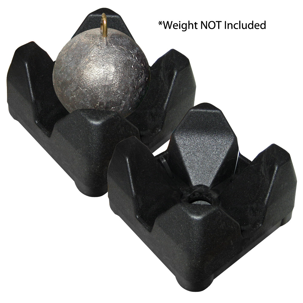 Scotty 3022BK Weight Mate  Black 2 Pack