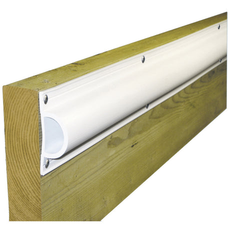 Dock Edge Standard D PVC Profile 16ft Roll  White