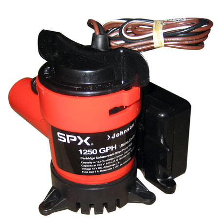 Johnson Pump 1250 GPH Ultima Combo Pump 118 Hose 12V