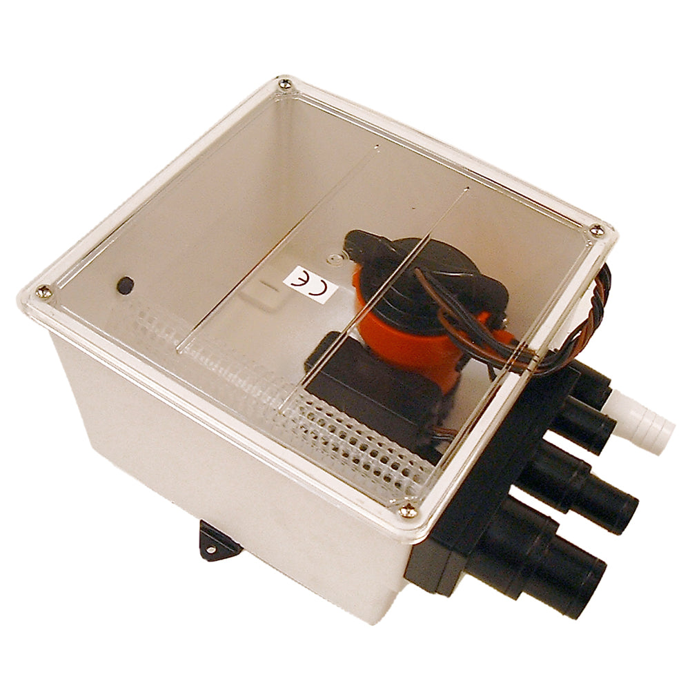 Johnson Pump 1000 GPH Multi Port Shower Sump Pump 12V wSwitch