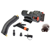 Johnson Pump Aqua Jet 52 GPH Washdown Pump Kit wHose  12V