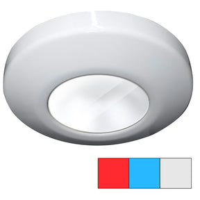 i2Systems Profile P1120 TriLight Surface Light  Red Cool White  Blue  White Finish